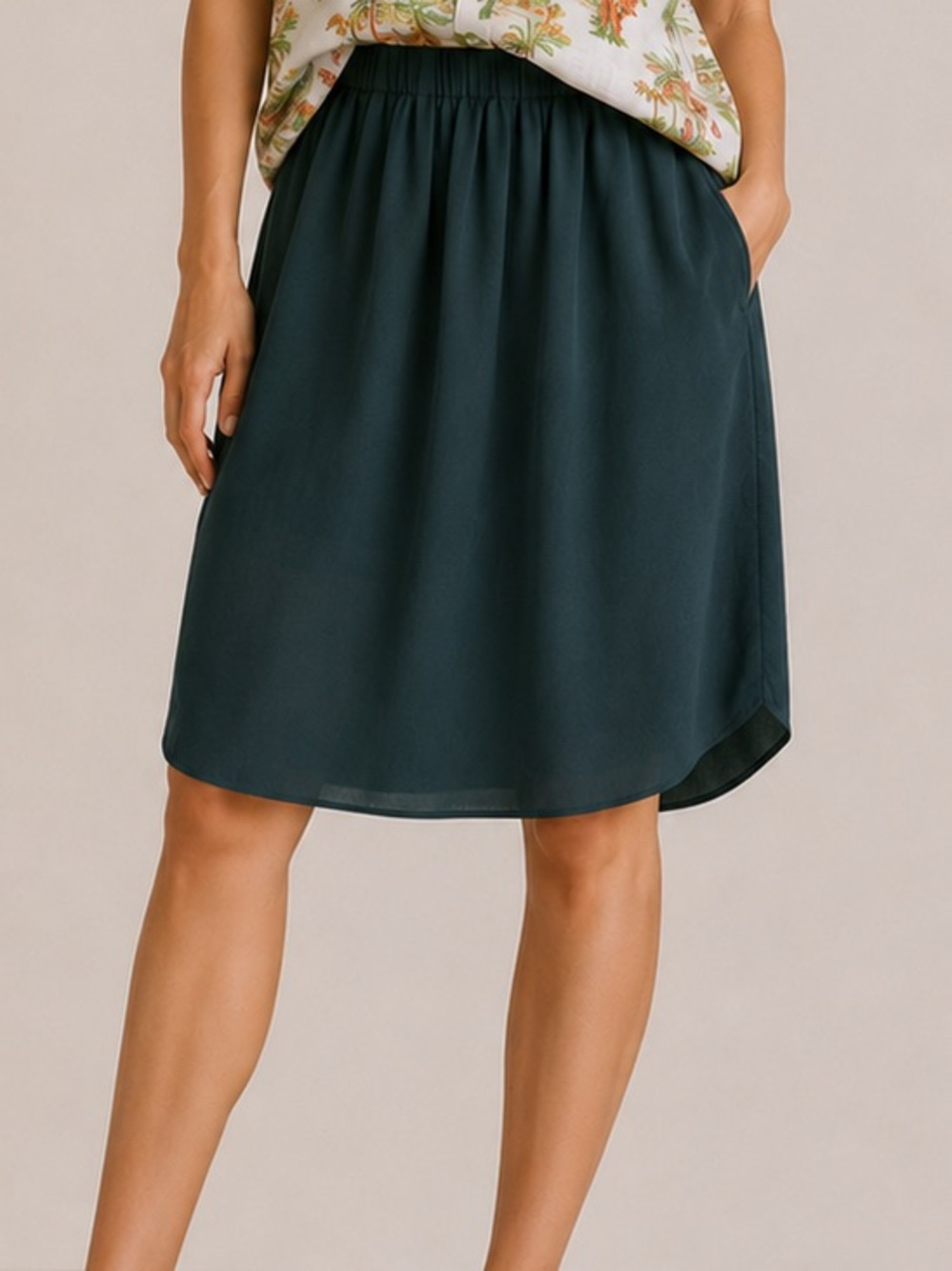 Madewell Forest Green Mini Skirt Medium